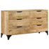 Rustika Rowe -  Drawer Cabinet Solid Mango Wood 140x45x80 cm